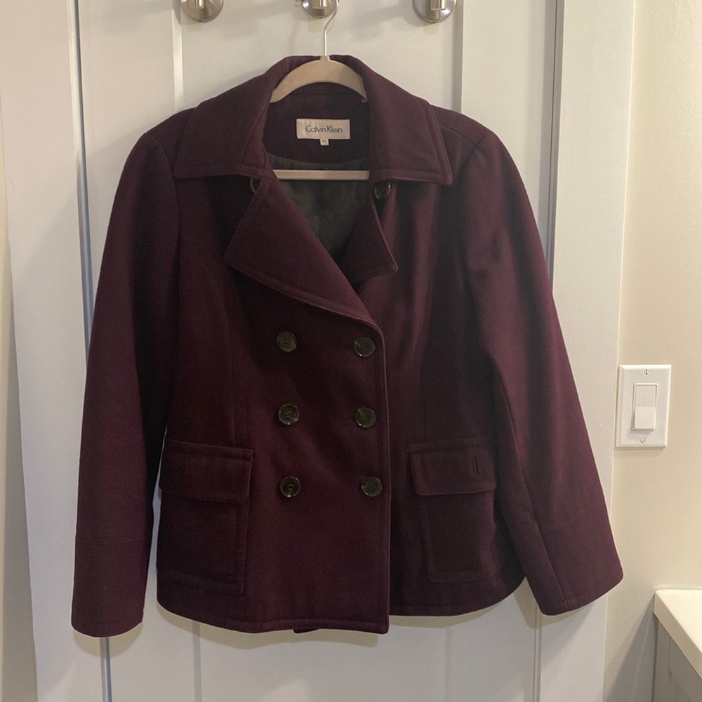 Calvin Klein pea coat- P12